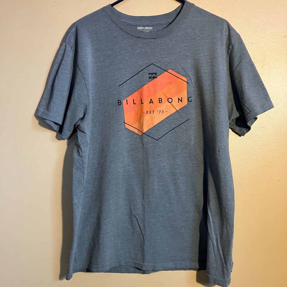 Billabong short sleeve tee shirt - size XL - color heather